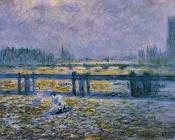 克劳德 莫奈 : Charing Cross Bridge, Reflections on the Thames